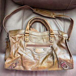Brown faux Leather Women's Custom City Style Bag